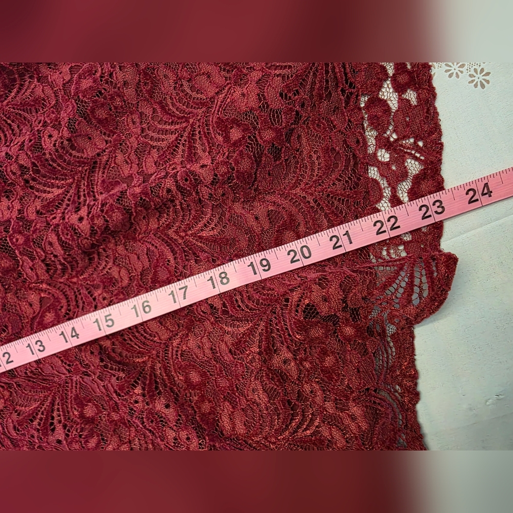 Torrid Deep Red Lace-Up Top - Picture 8 of 8